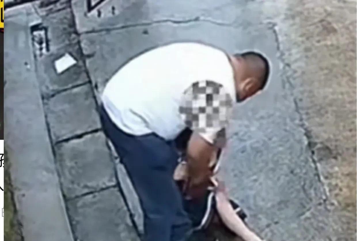 湖南娄底男子刘某某拖拽六岁女童进小巷事件发生后，我在画面中注意到，刘某某先是一只