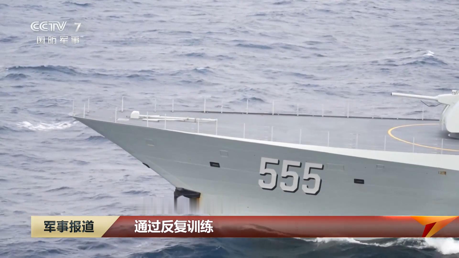 054B钦州舰、新052D改渭南舰、075湖北舰装备同款“快反雷达”的三艘新建作