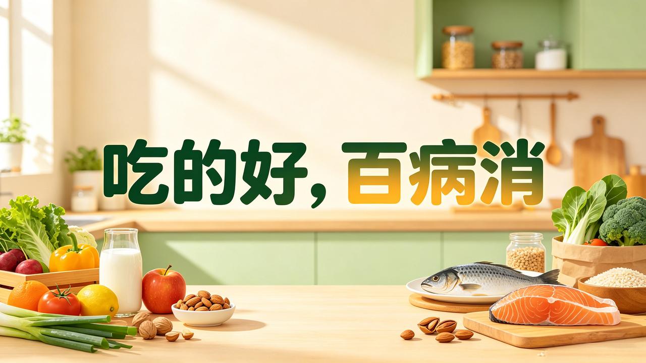 吃的好，百病消！眼睛：少吃甜食，多吃黑豆！牙齿：少喝酸奶，多喝牛奶！