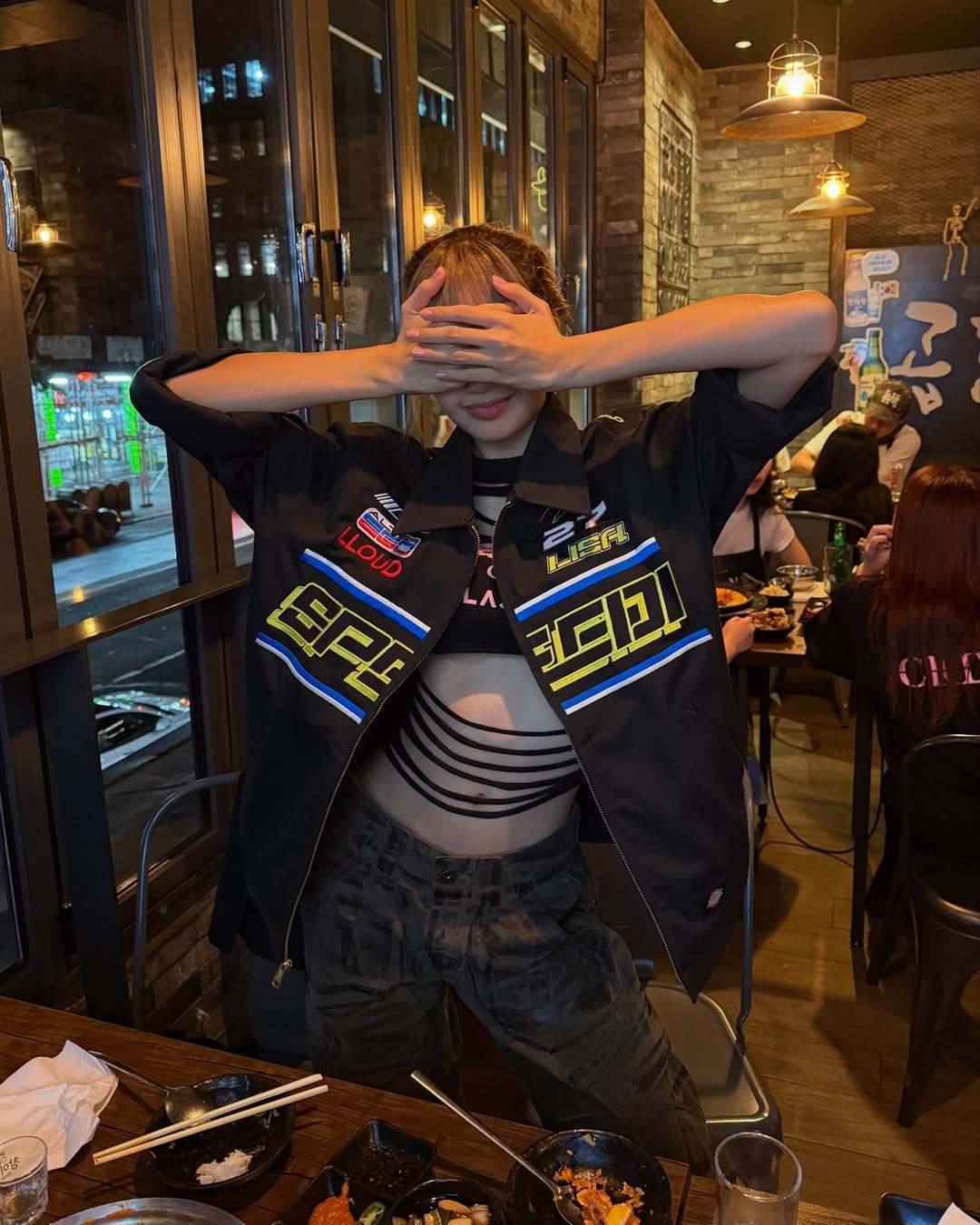 LISA男友女友一秒切换[墨镜]lisa​​​