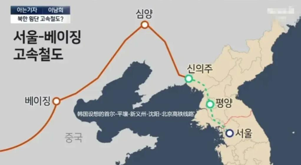 借道朝鲜，连通北京！韩国抛出大胆计划，要建“史无前例”的跨境高铁麻烦看官老爷