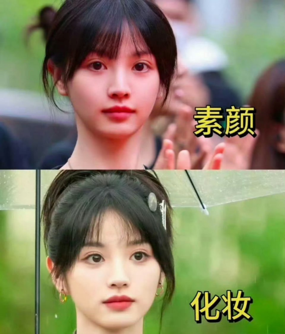 田曦薇这张脸素颜都这么美了，还有化妆的必要吗
