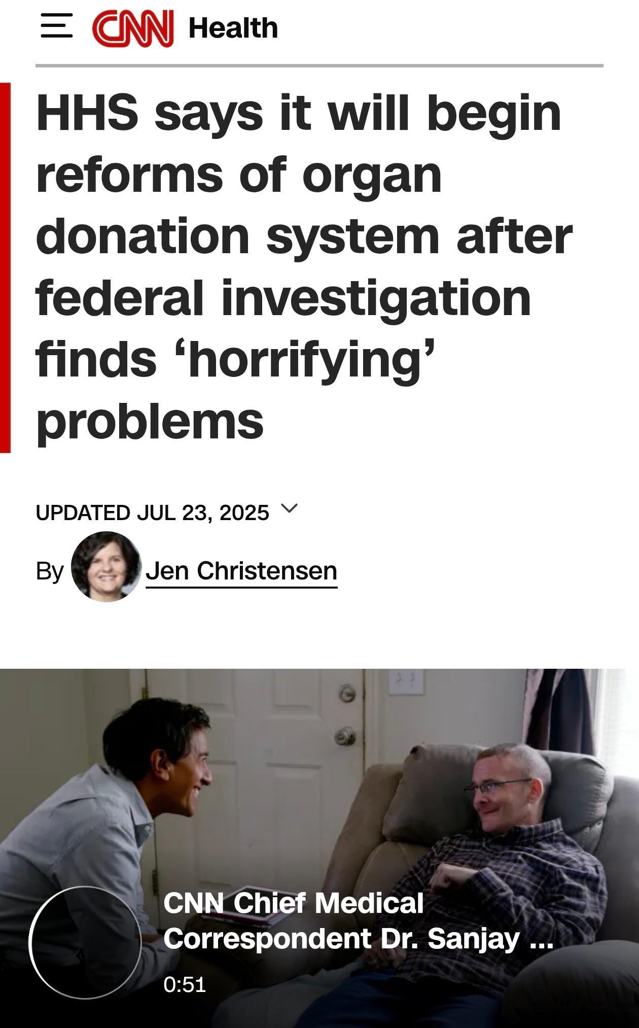 美国新闻印证了牢A的“捐献”器官说法牢A提醒中国留子，健康没吸过毒的器官，在美国