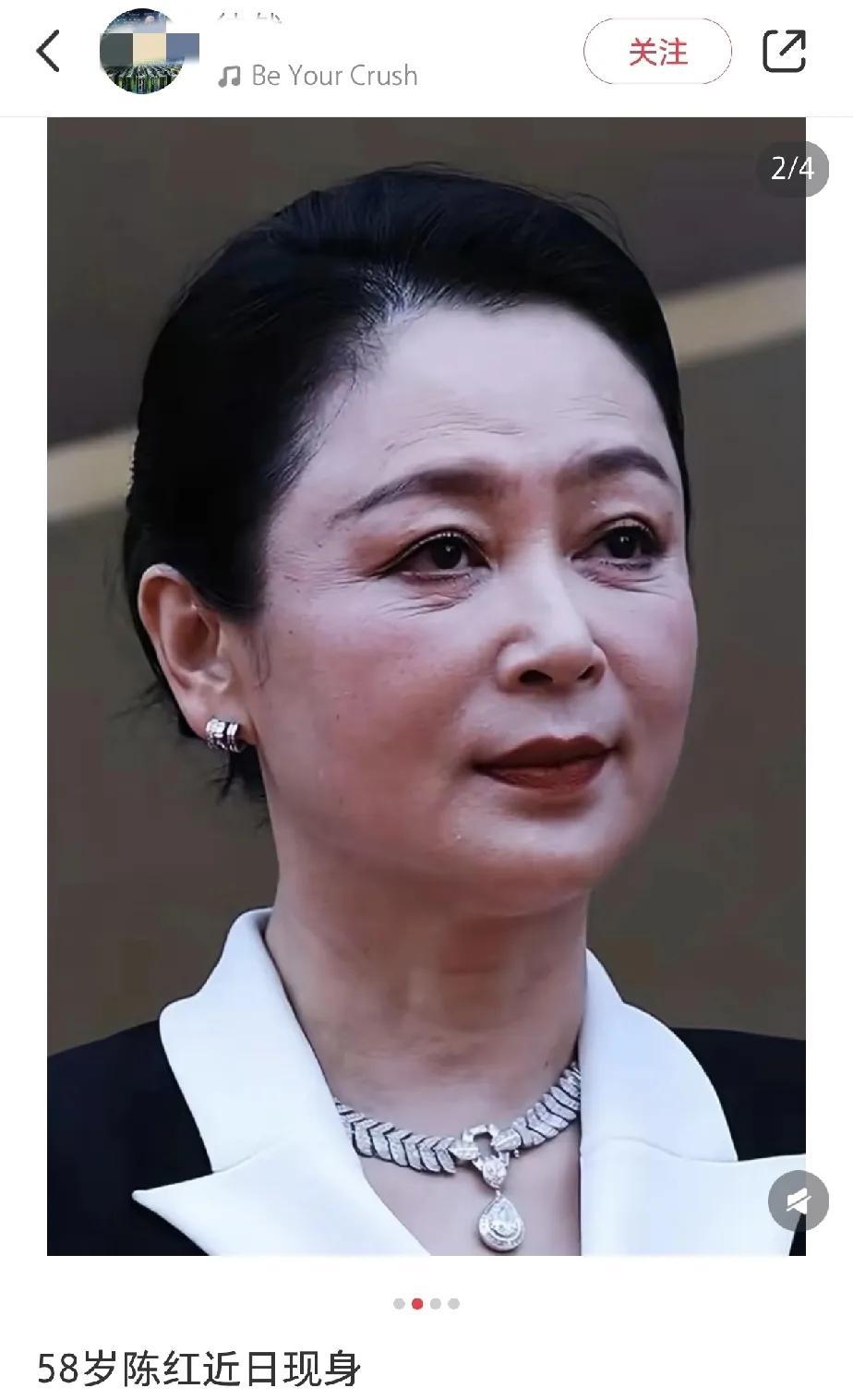 我怎么觉得还是倪萍好看，图一真的是现在的陈红吗？