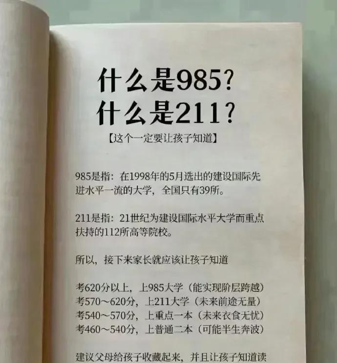 985、211、双一流，中国名牌大学全在这张表里！985院校，全国一共只有39