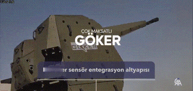 发射可编程空爆弹药，既能防空，也能扫射地面目标。土耳其GÖKER35mm遥控武器