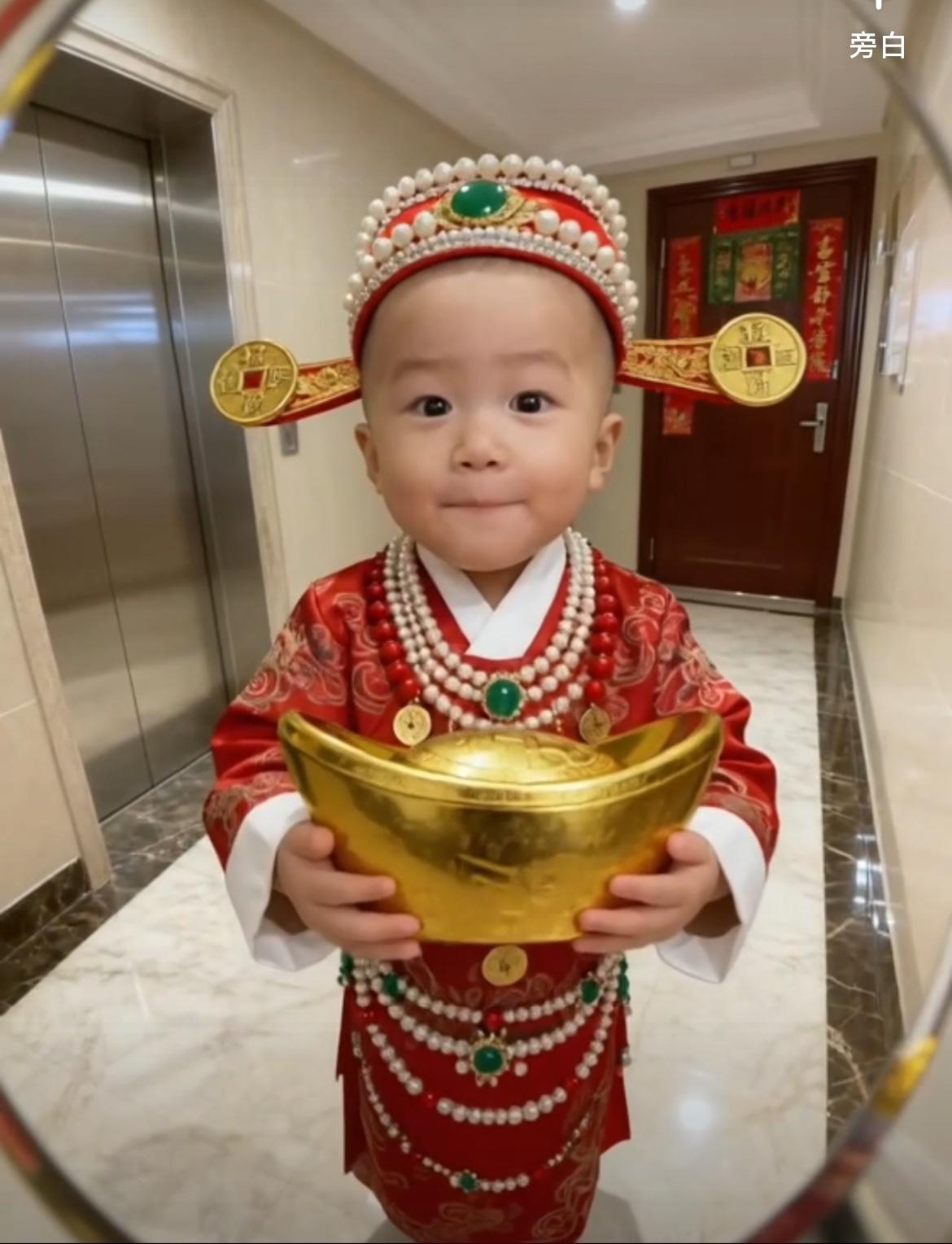 哈哈小财神爷来了，接起来哦，来来