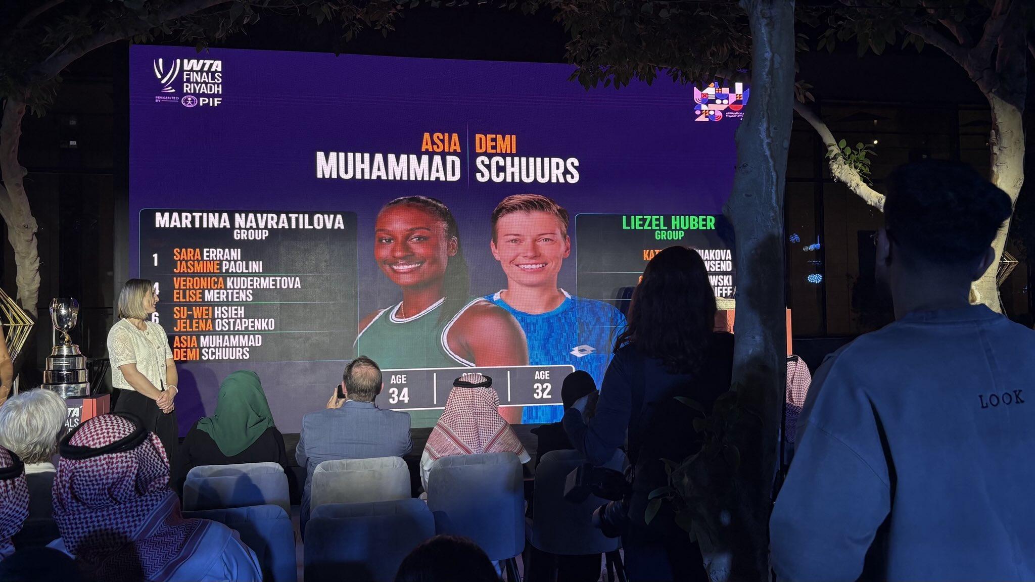 WTA总决赛抽签​​​无人在意的双打分组👁只希望汤森德勿出线，其他随便[皱