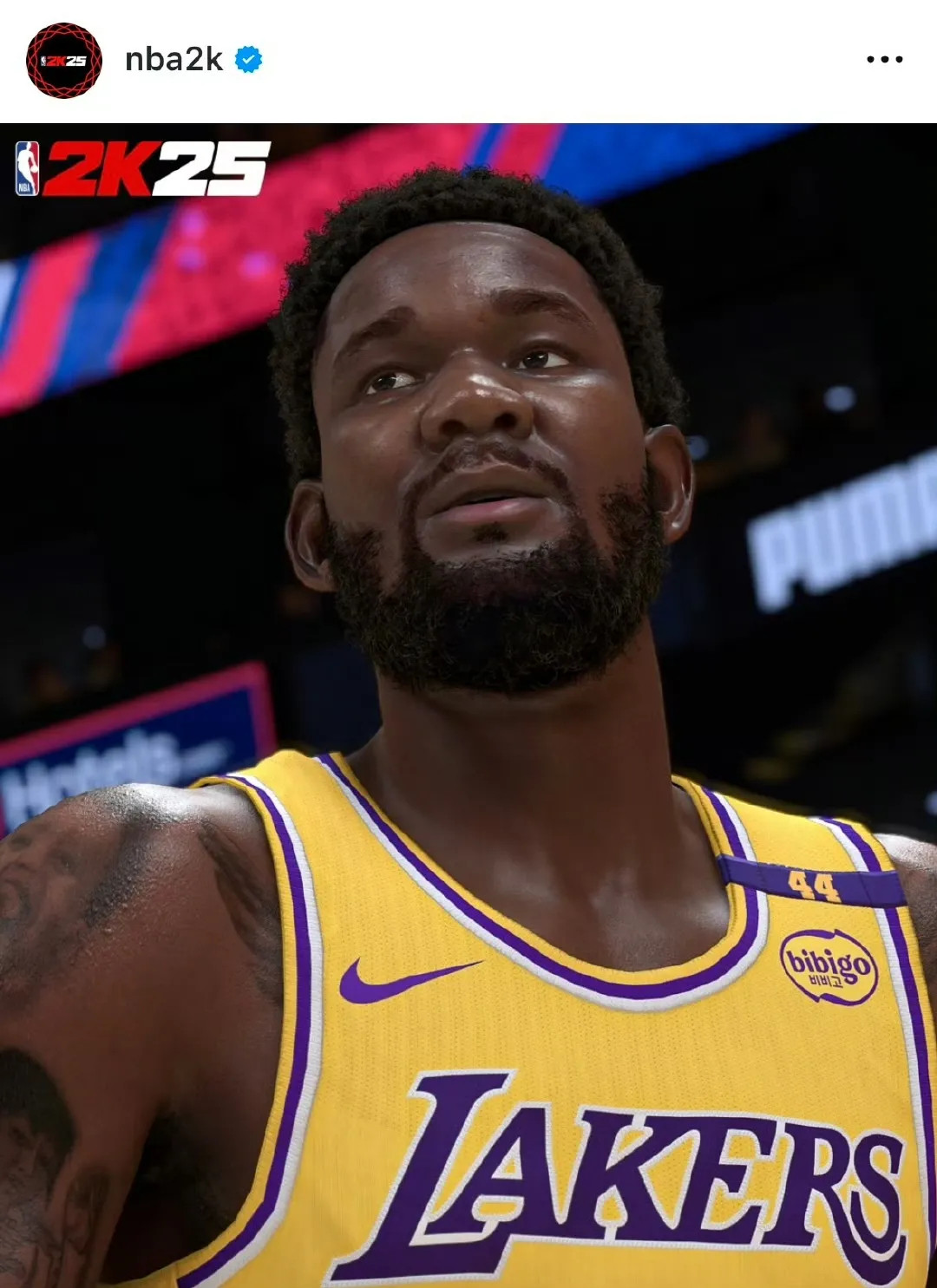 NBA2K25更新艾顿新皮肤！艾顿的能力值为83，排名湖人第四，另一新援拉拉维亚