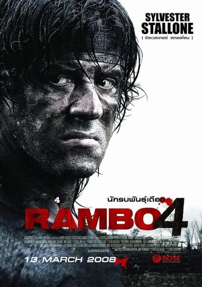 《第一滴血4》《第一滴血4》（Rambo）2008年上映，史泰