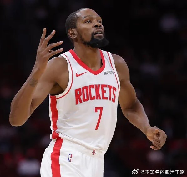 休斯顿火箭EvanSidery：火箭队在凯文·杜兰特在场时进攻火力排名联盟