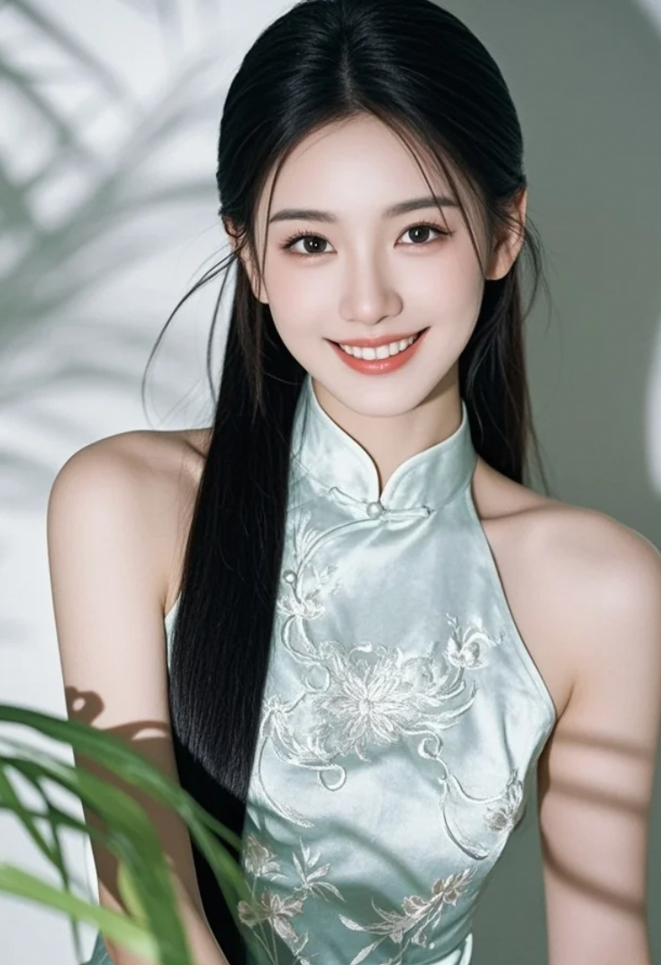 我在等一句温柔的话，像这身旗袍一样，精致又心动