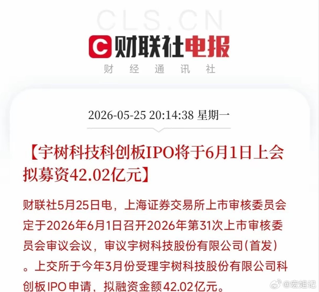 6月1日上会，拟募资42亿元——宇树科技闯关科创板的日子定了。可我翻完刚交的招股