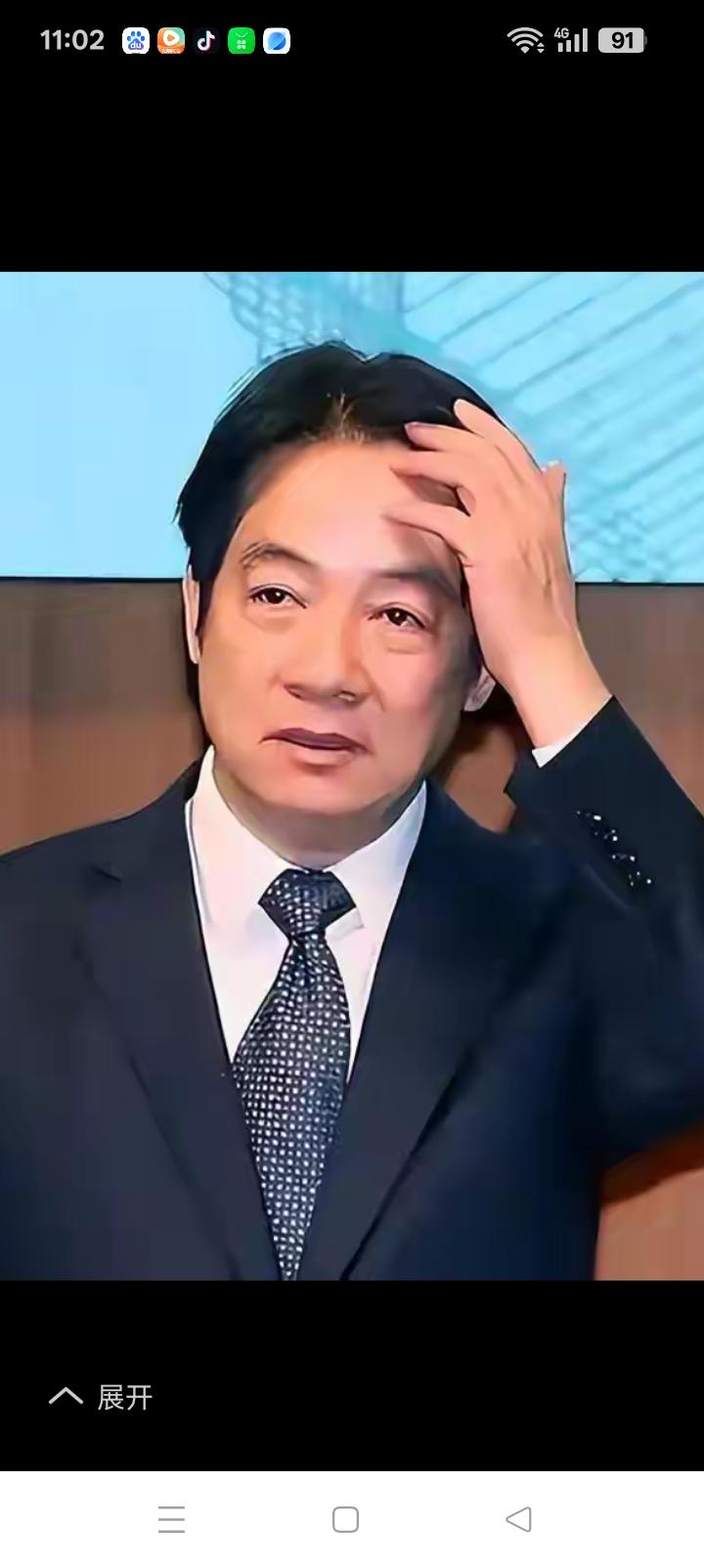 对付民进党还得郑丽文，所谓青出于蓝胜于蓝。绿到尽头就是黄加黑，自然界如此，