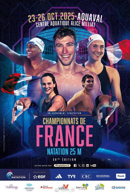 法国短池游泳锦标赛（10.23-26）🇫🇷MaximeGrousset：