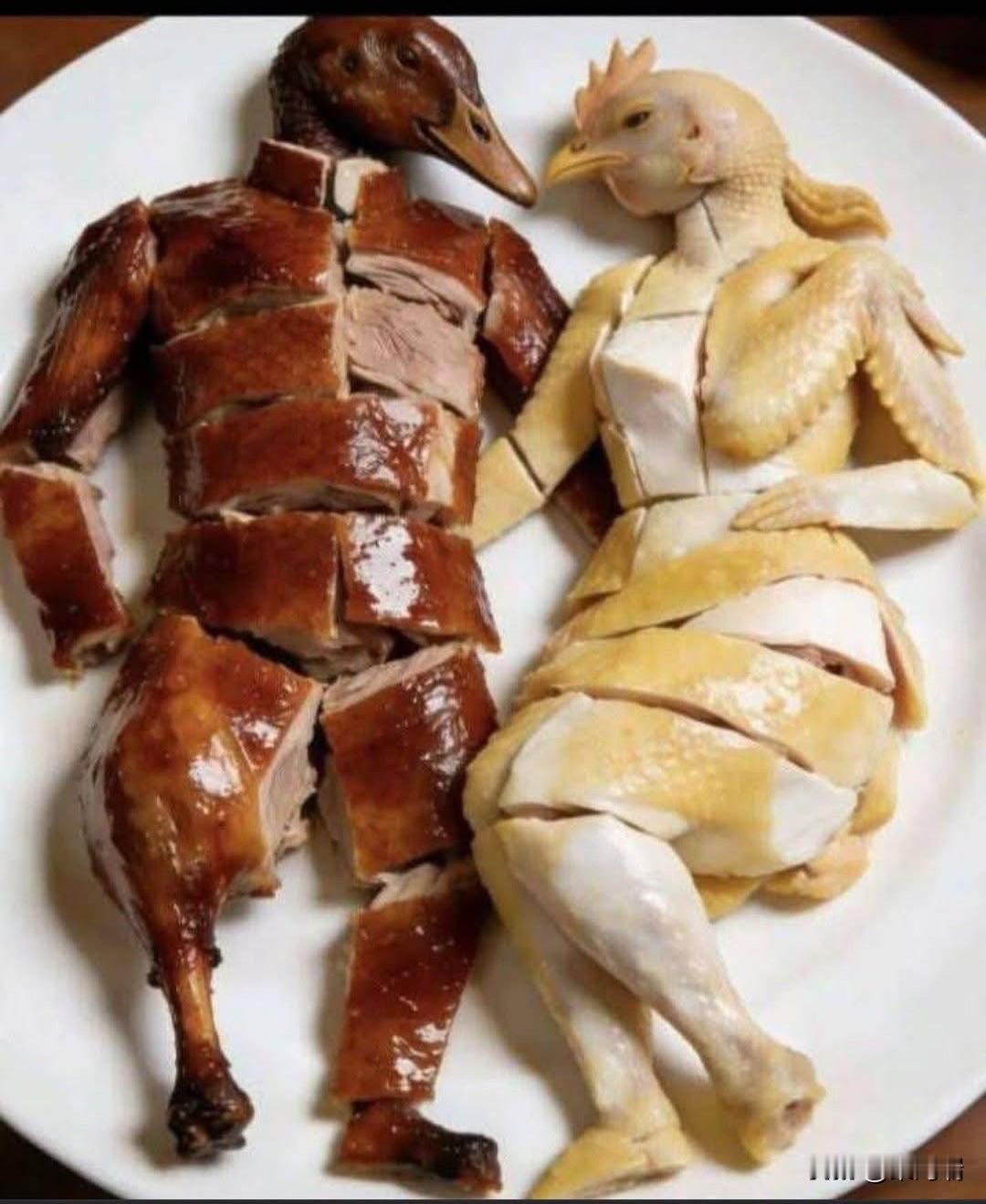 鸭唱鸡随，鸡鸭双拼