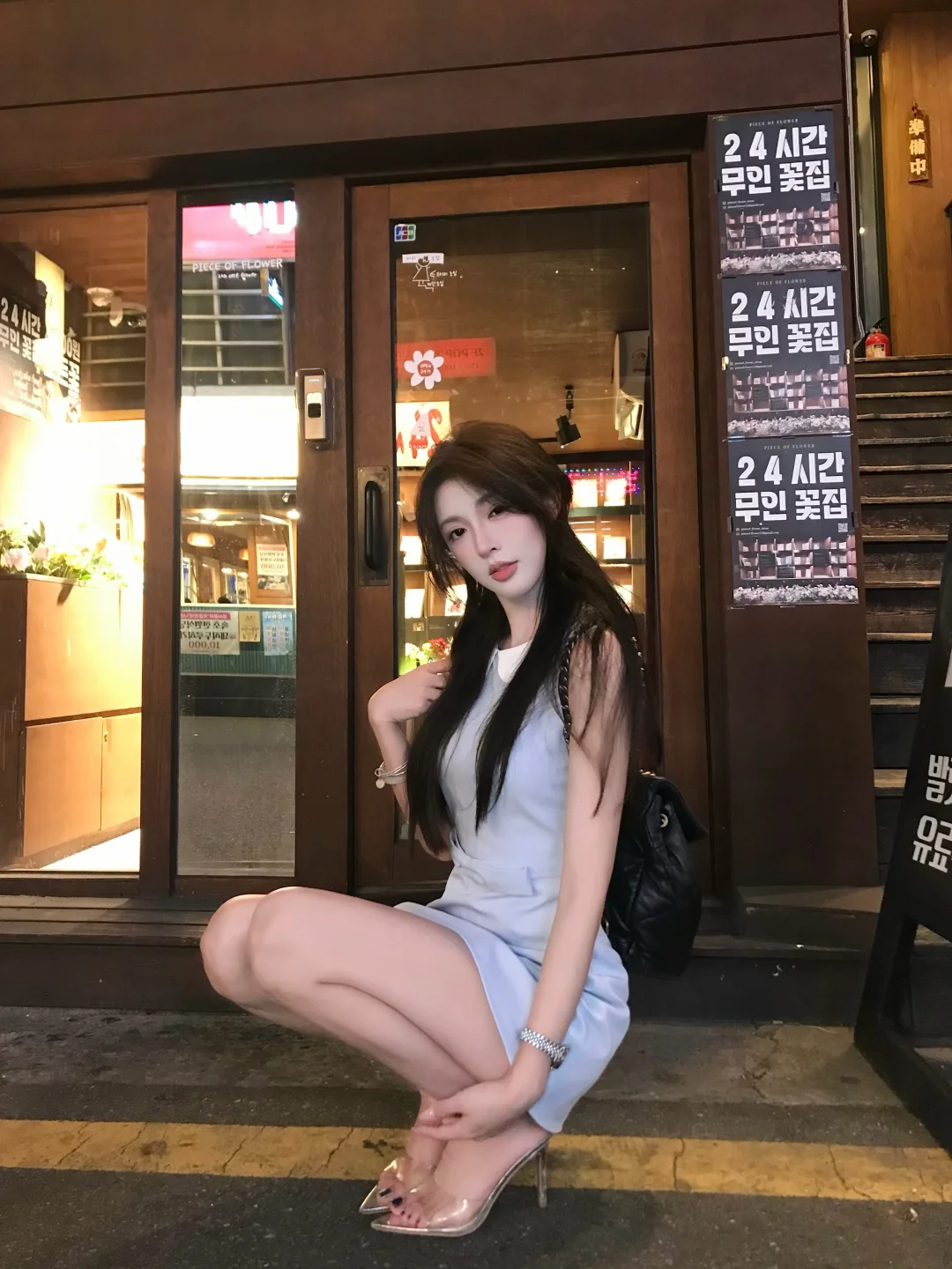 蓝色裙子好温柔～