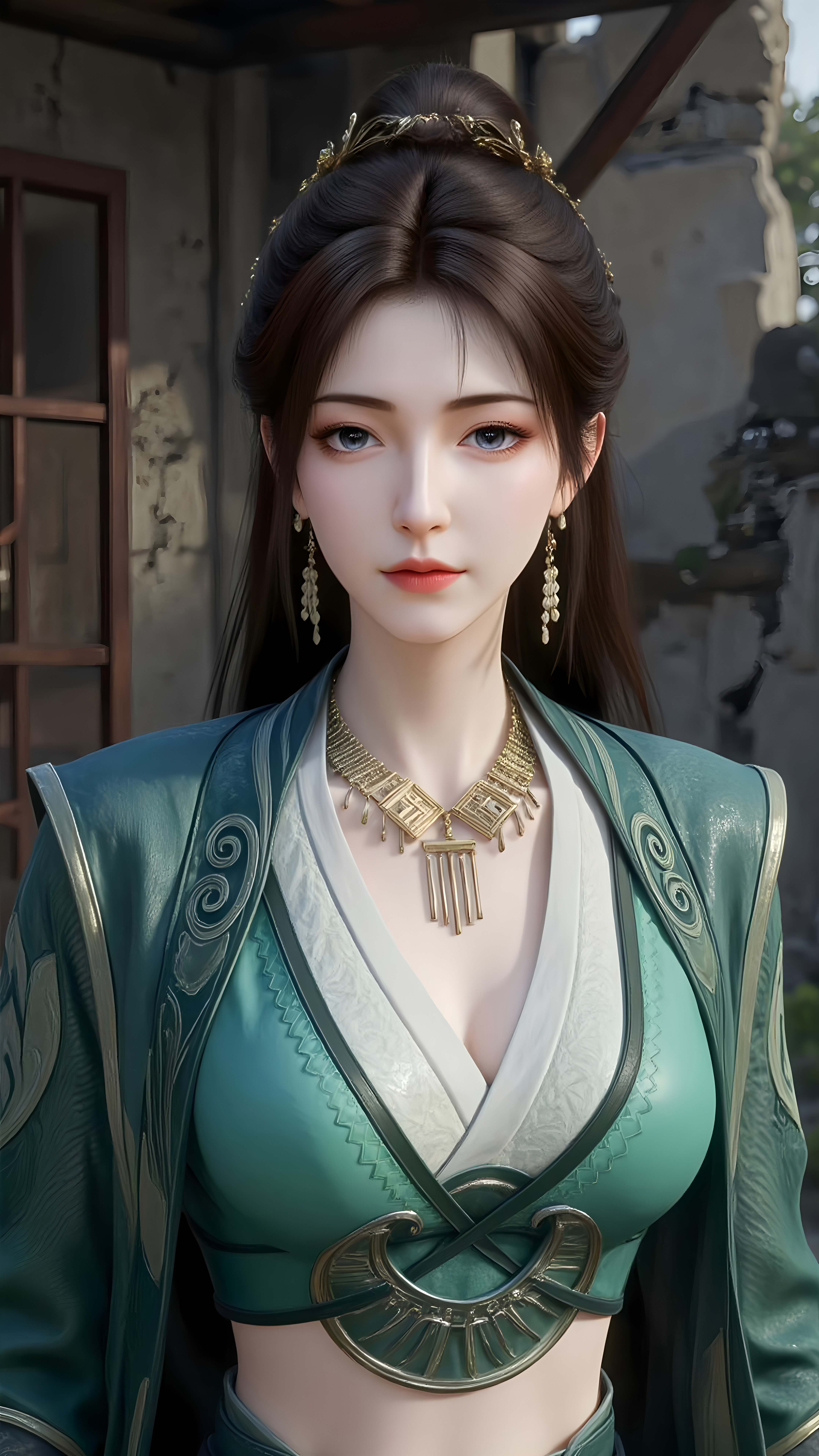 国漫女神｜凡人修仙传慕沛灵AI绘画壁纸：性似流萤穿夜巷，心如野鹤踏云乡！