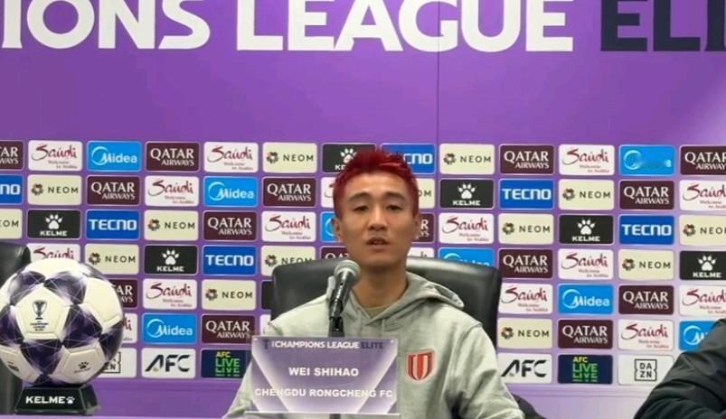 韦世豪赛前发布会言论，疯狂打脸两个前东家？亚冠精英联赛客场对阵神户胜利船赛前，