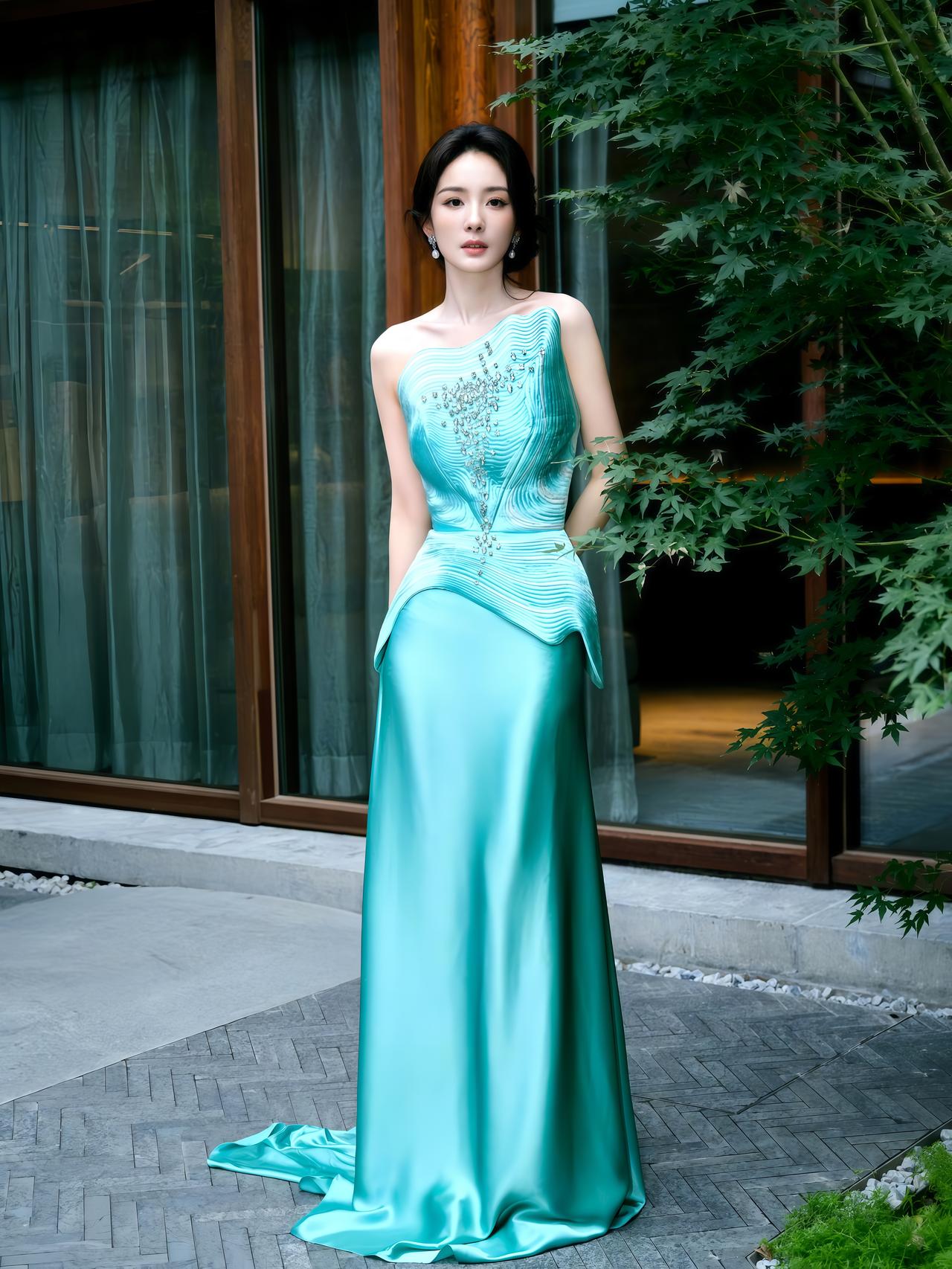 杨幂神图全网刷屏！生图状态封神，内娱颜值教科书✨谁的DNA动了！杨幂最近公开