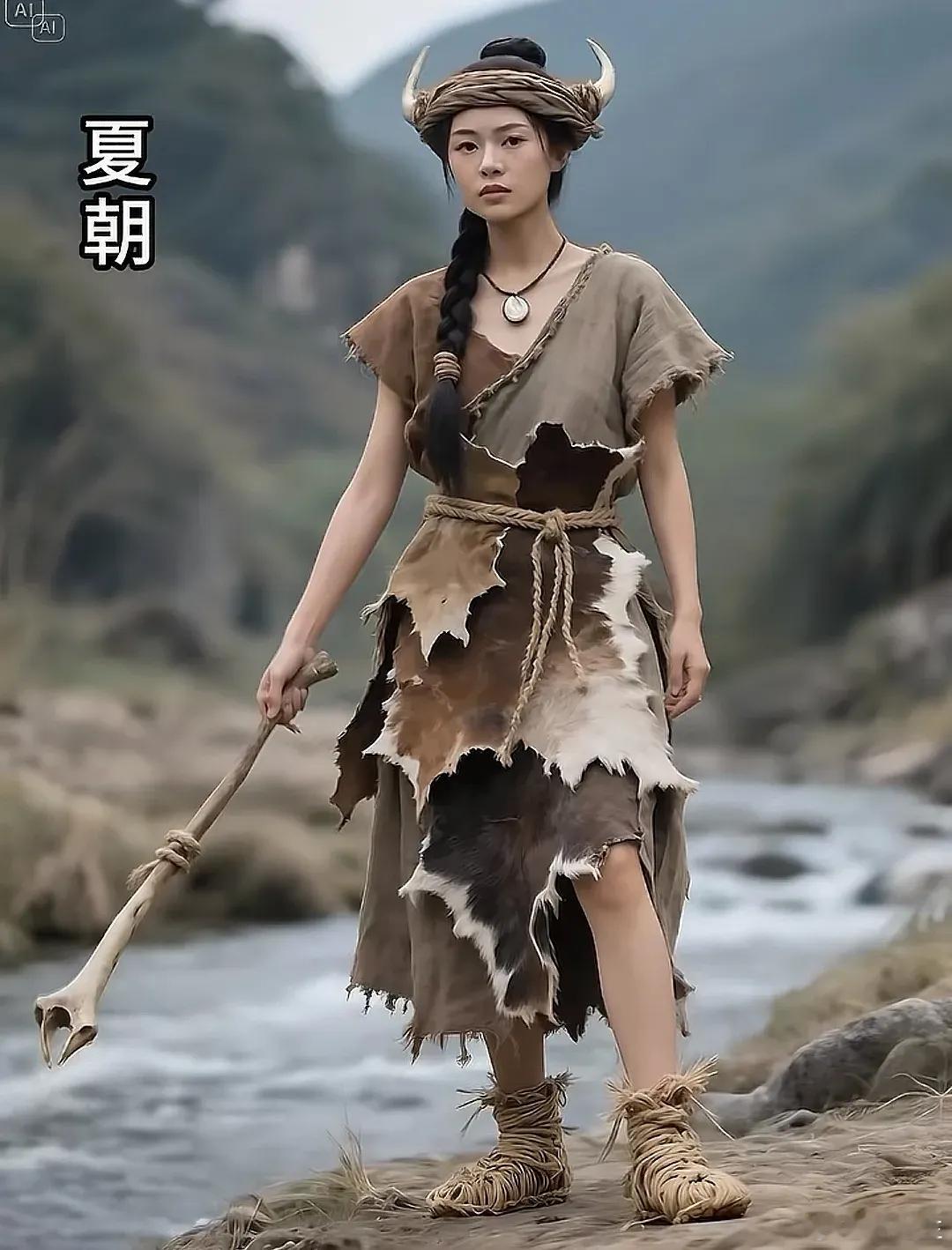 中华上下五千年各个朝代服饰演变历史，你最喜欢哪一套？注:以下图片均来自于AI​
