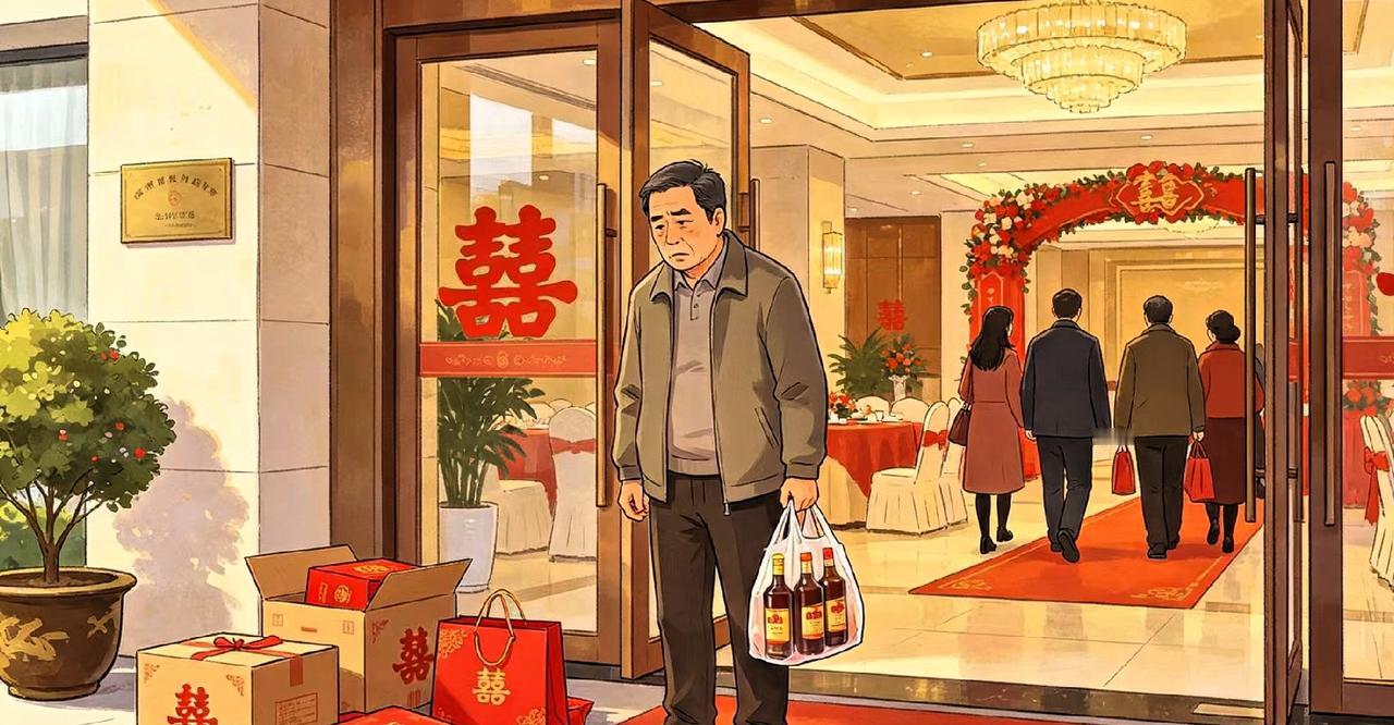 男子吃席随礼600，顺手拎走一瓶五粮液，回家一查价格1399元，正窃喜呢，结果发