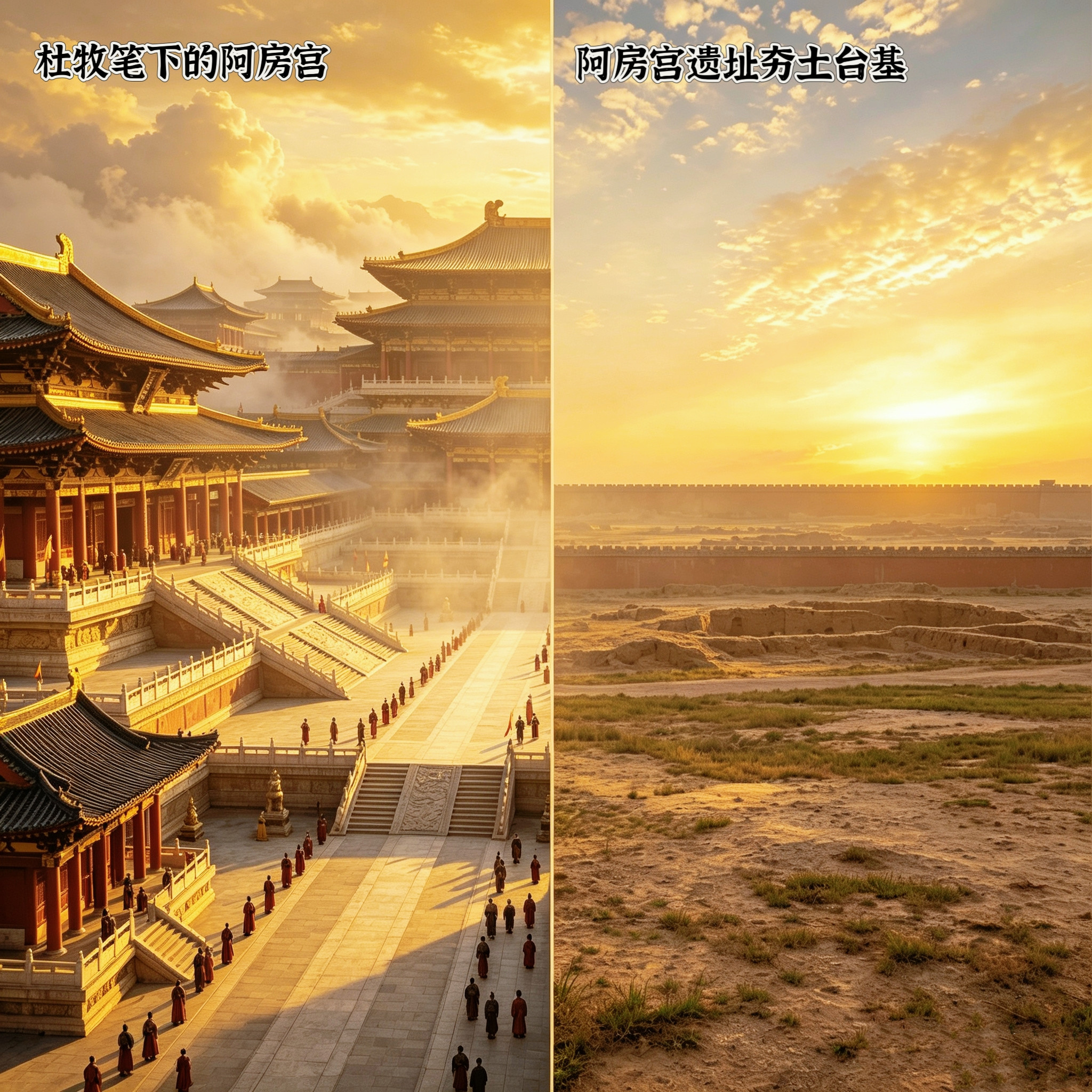 阿房宫是秦始皇的后宫？秦始皇的那点小心思。我们都被骗了！始皇帝统一了六国，地盘也跟着翻了好几倍，当时