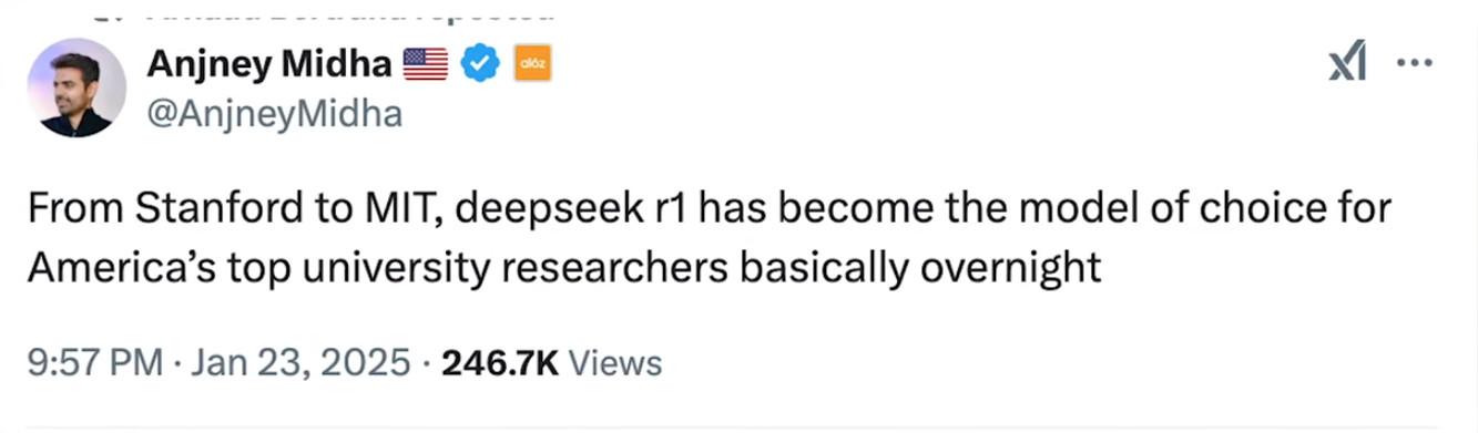 deepseekR1震撼了全世界，美国顶级高校一夜之间全部替换成deepsee
