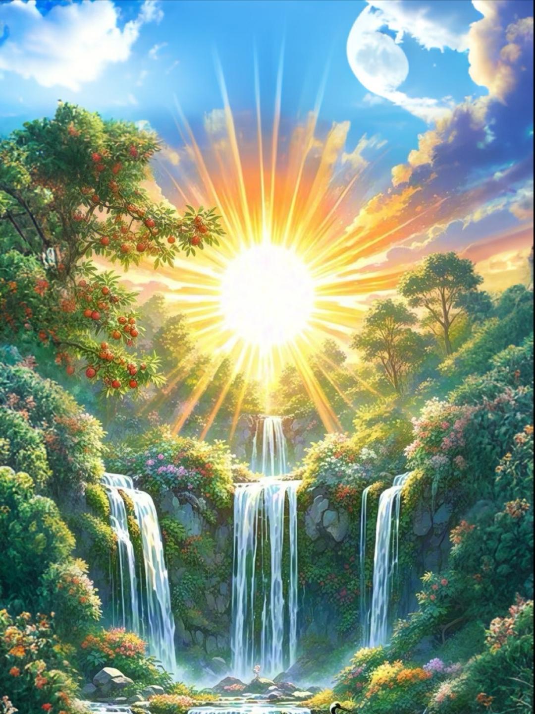 八方来财·财源广进·财源滚滚传统文化正能量祝福