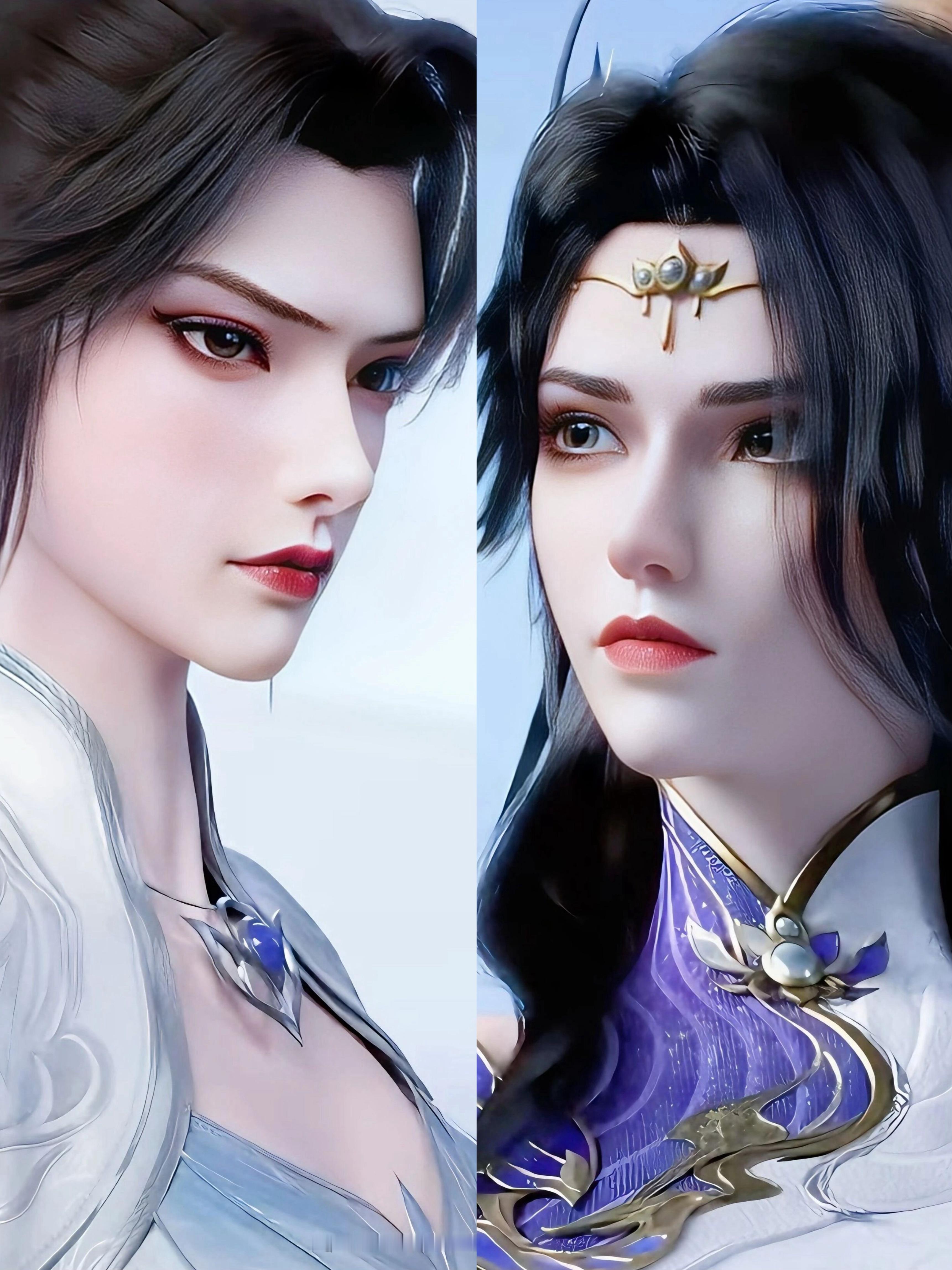 斗破苍穹动画此图名曰：针锋相对，目不斜视！眼神交汇处，是不是应该整点火花？～