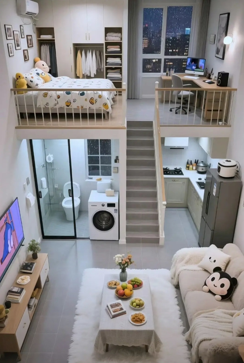 一个人住的理想生活居所。