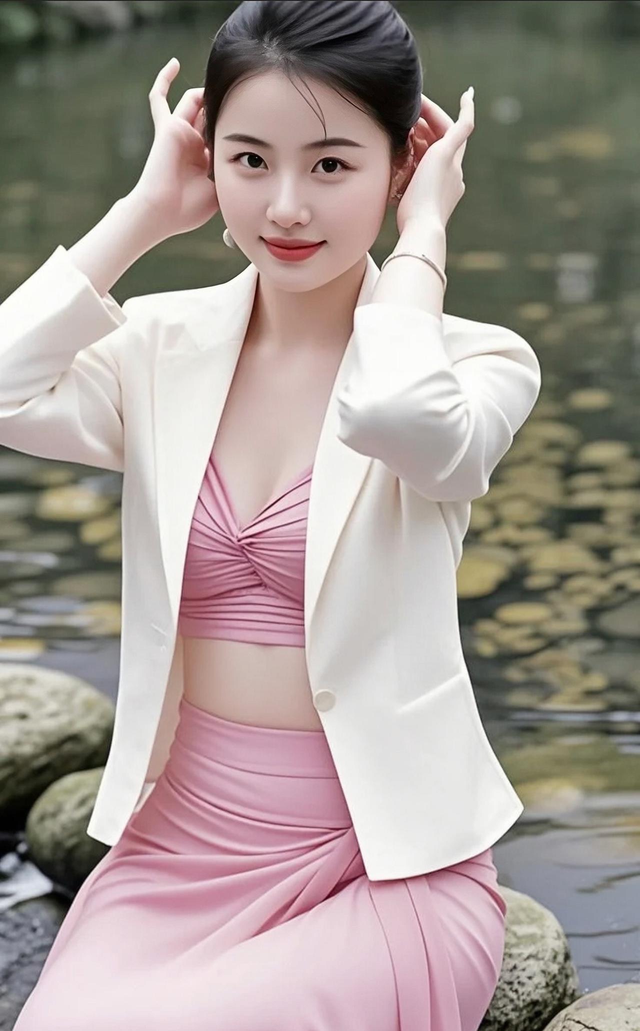 海边的浪漫在波光与云影的边境风，解开了黄昏的纽扣浪花捧着碎金，漫过沙的掌纹