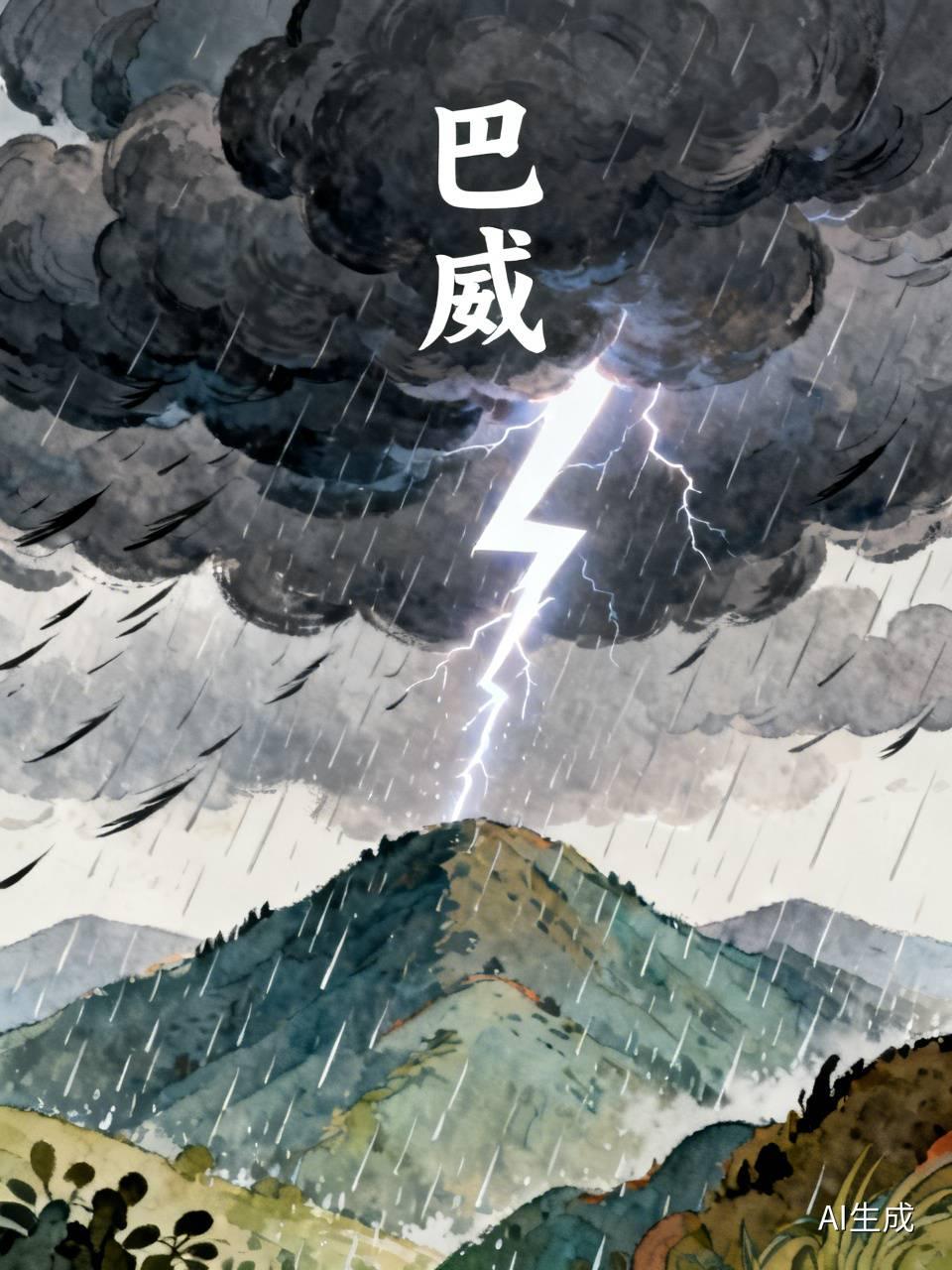 台风巴威逼近，温州霞关镇全镇人撤离狂风预警持续拉响，超强台风巴威步步紧逼浙