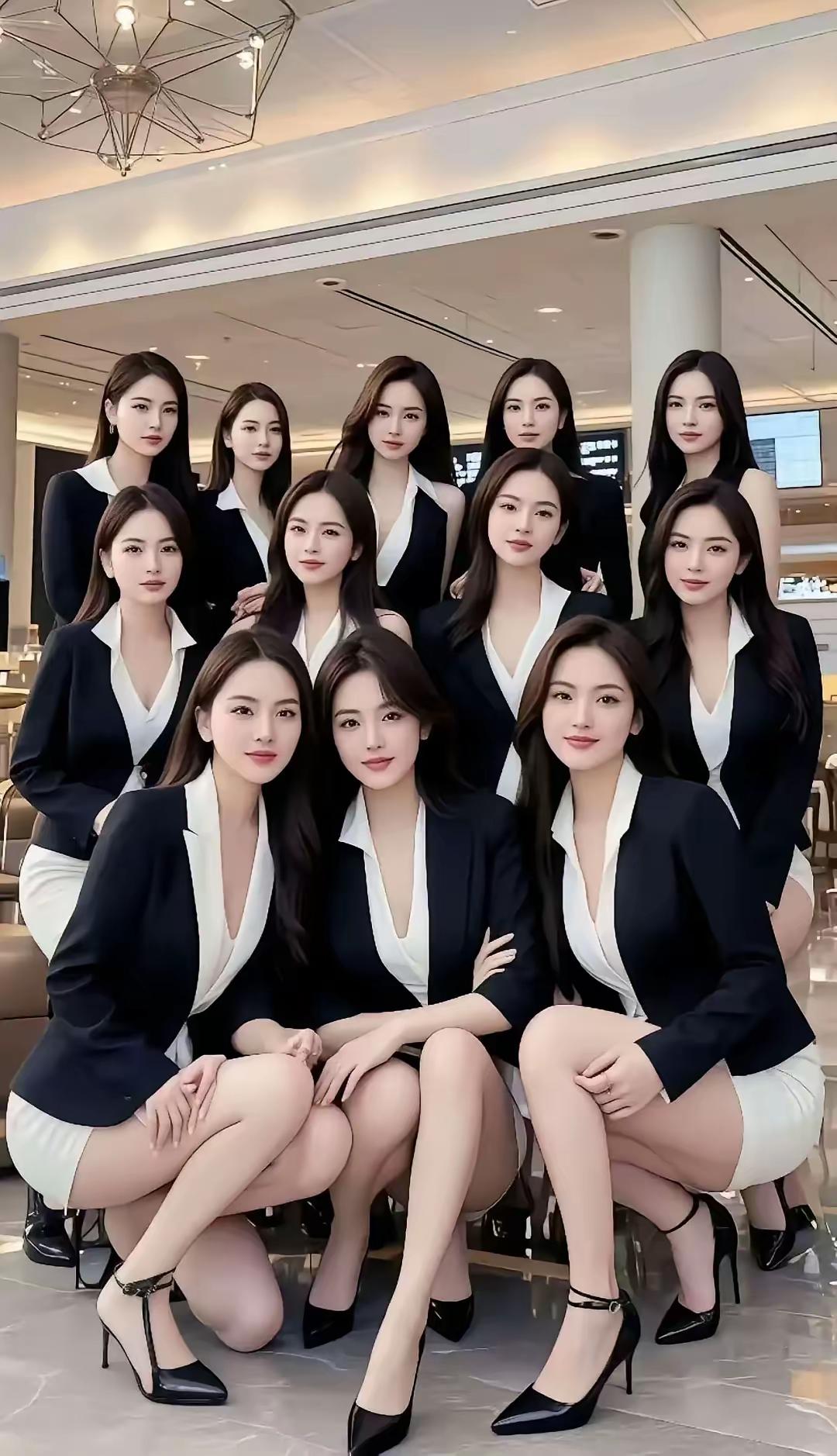 看来人类的基因，永远比不过AI。12个人一张脸，这才叫优生优育。