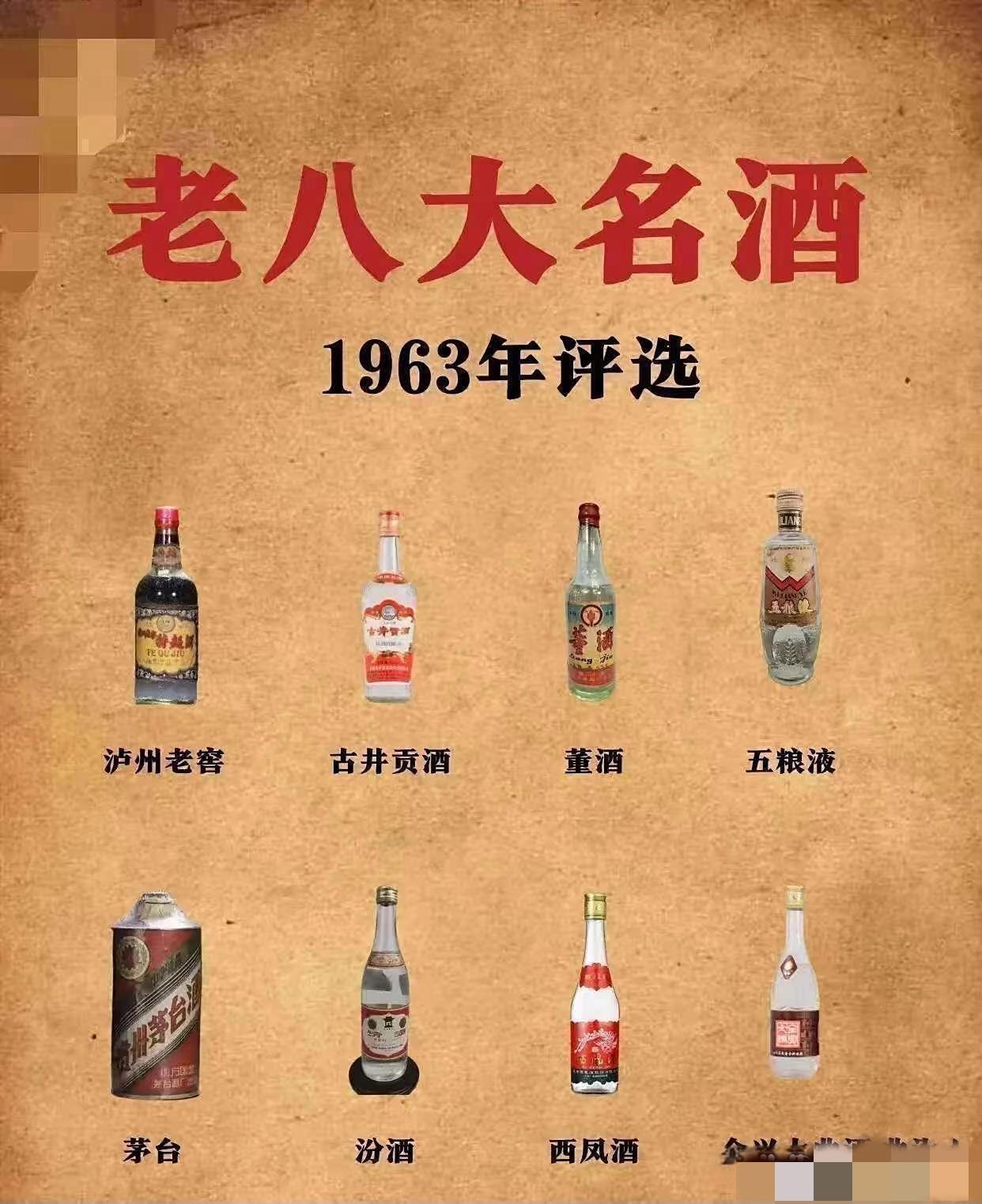 老八大名酒现在都在，但现在的酒，没有那个时候的酒好喝了，虽然我没有喝过60年代的