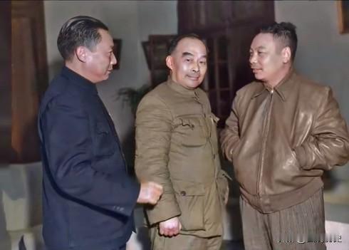 这张珍贵合影拍摄于1949年12月份建丰同志和胡宗南以及毛人凤的在成都的一张