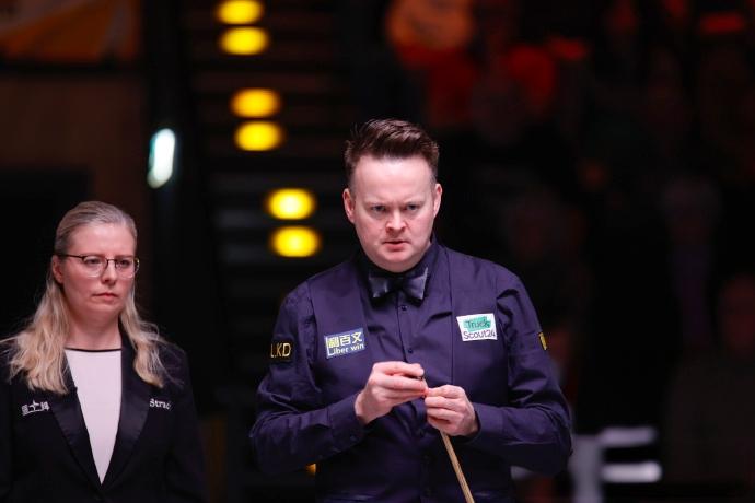 刚刚结束了一场斯诺克德国大师赛1/4决赛，去年大师赛冠军、世界排名第7的英格兰名