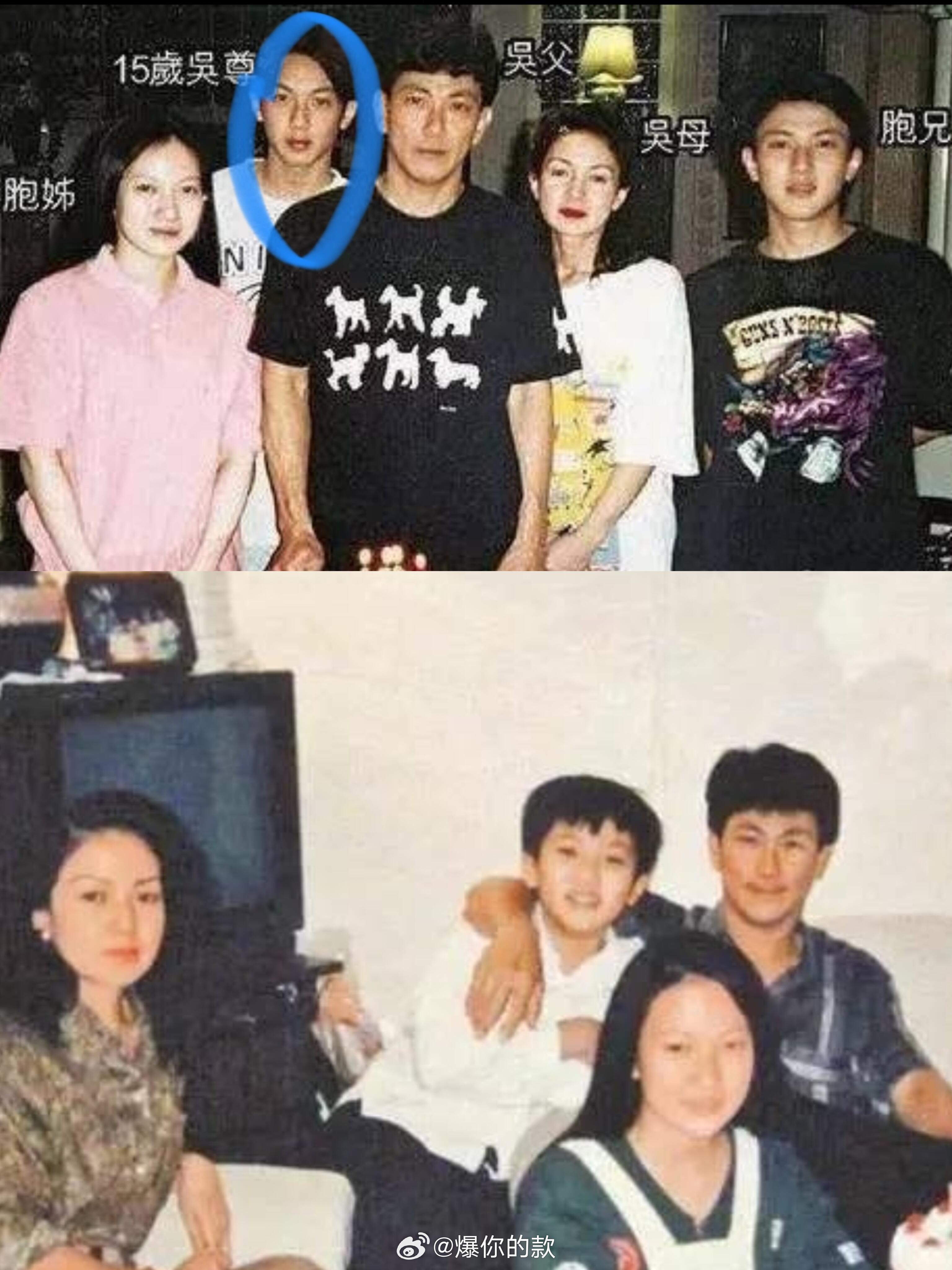 吴尊这一家人的颜值，是稳定发挥