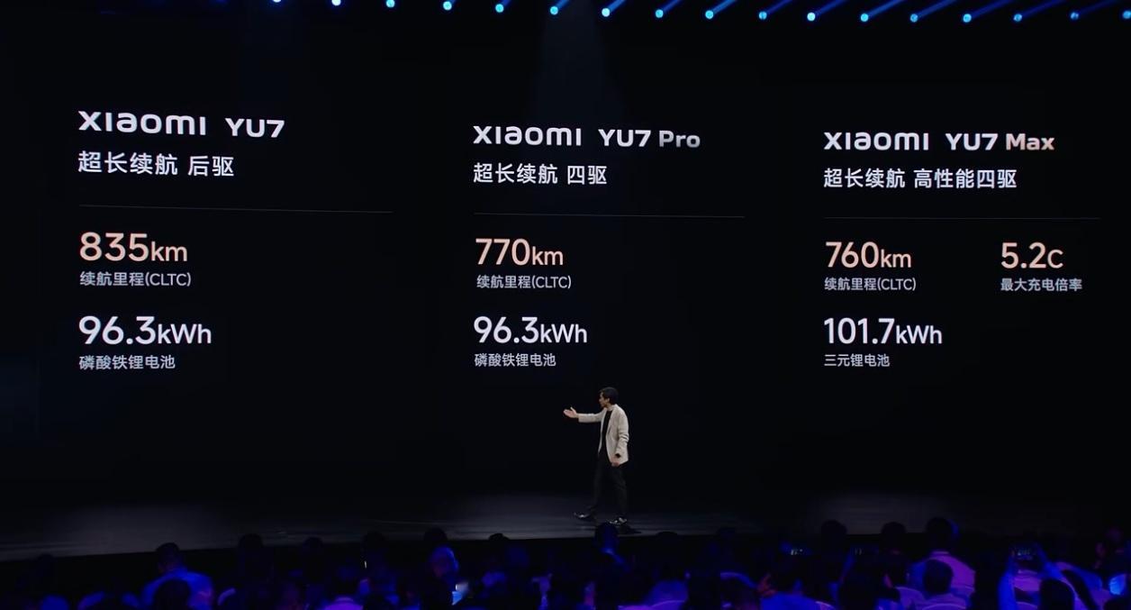 小米YU7单电机后驱版本够了，推荐​​​