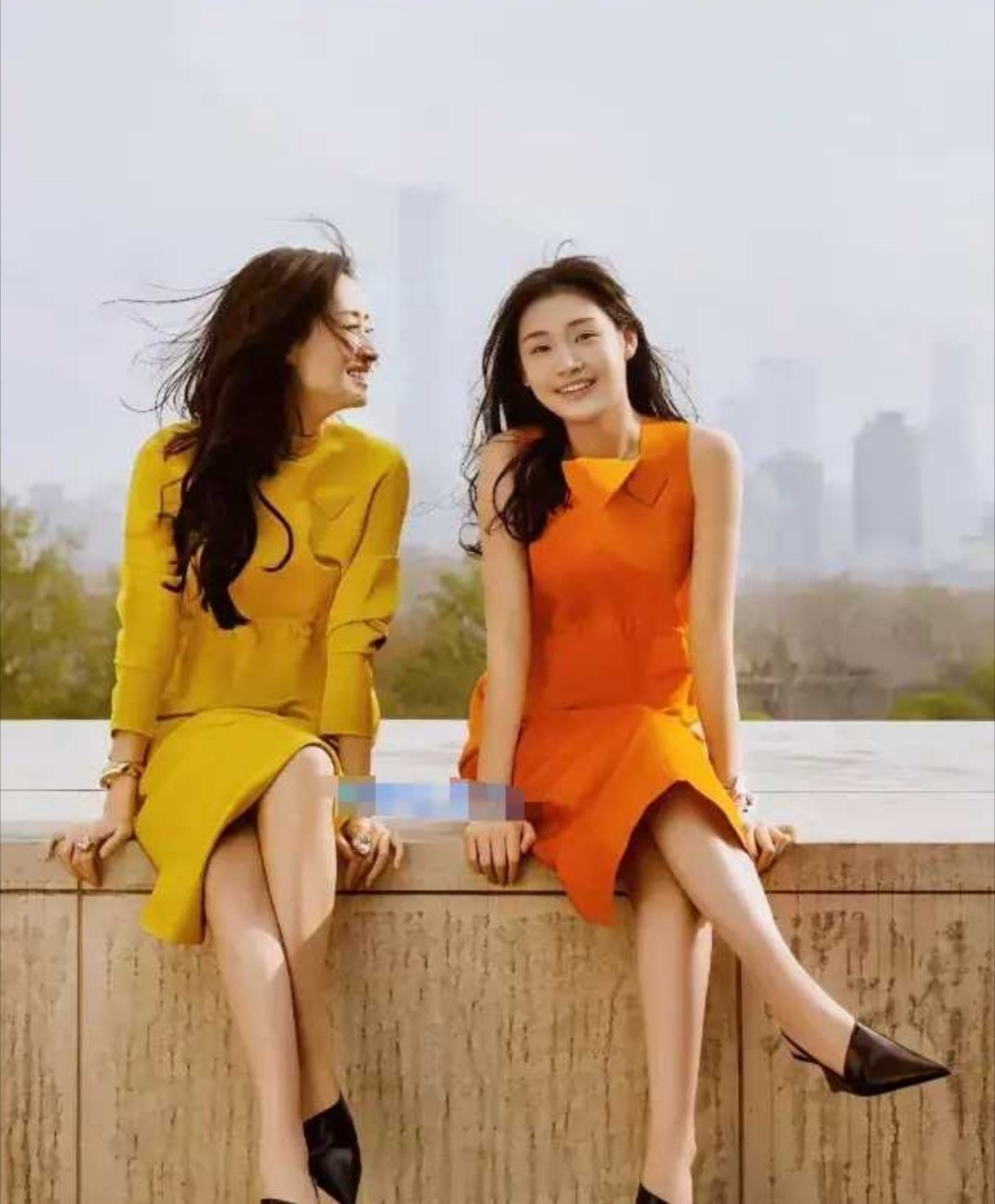 这个是刘敏涛和女儿的合影，感觉女儿比她漂亮！！！母女俩都气质满满！