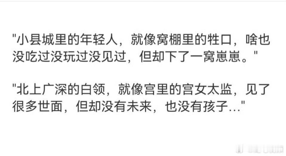 这比喻简直是绝了。