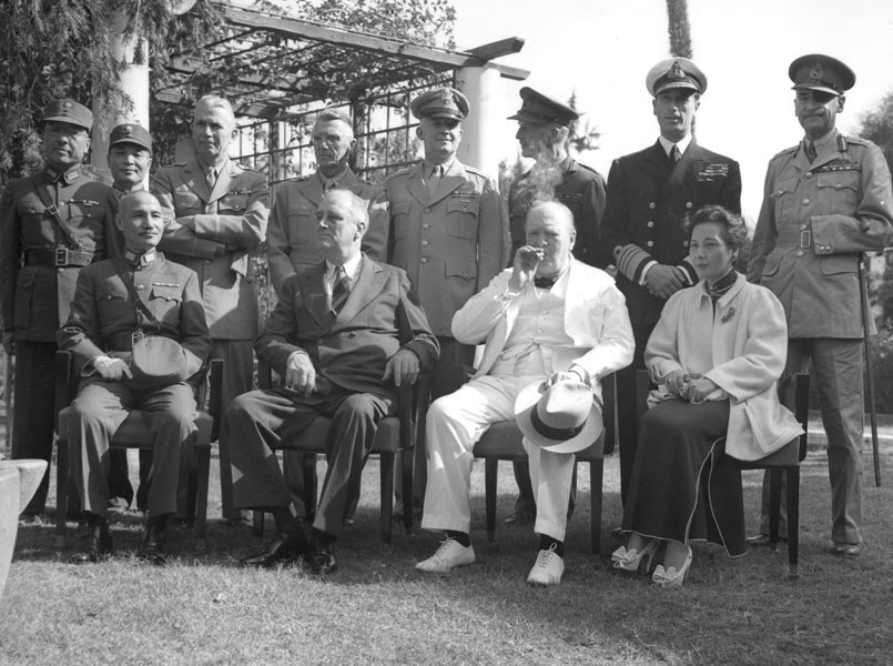 1943年，蒋介石在开罗会议​​​​