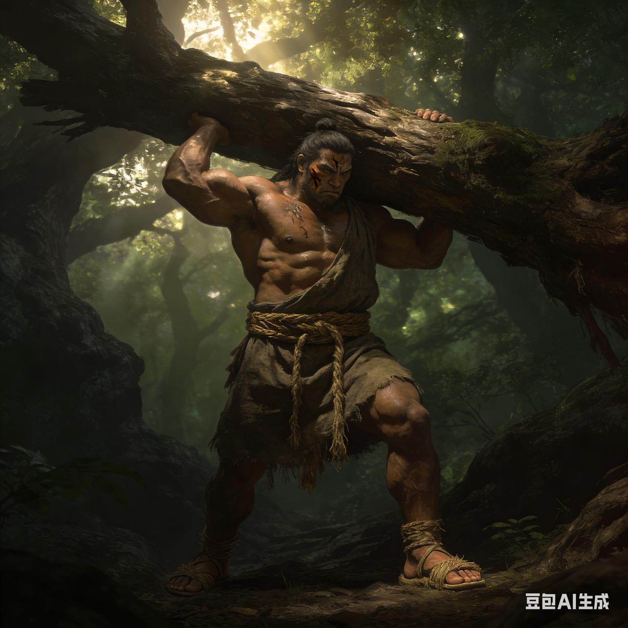 常上思是北宋时人，天生异禀，力大无穷。他出身农家，幼年丧父，与母亲相依为命，平日