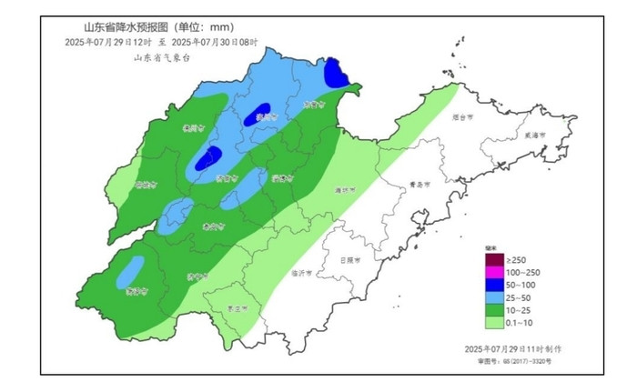 山东发布强对流黄色预警, 台风倒槽或影响山东
