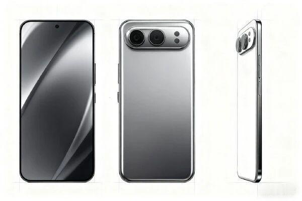 如果荣耀500系列长这样...📢近日，有数码博主利用豆包AI和曝光的线稿图生成