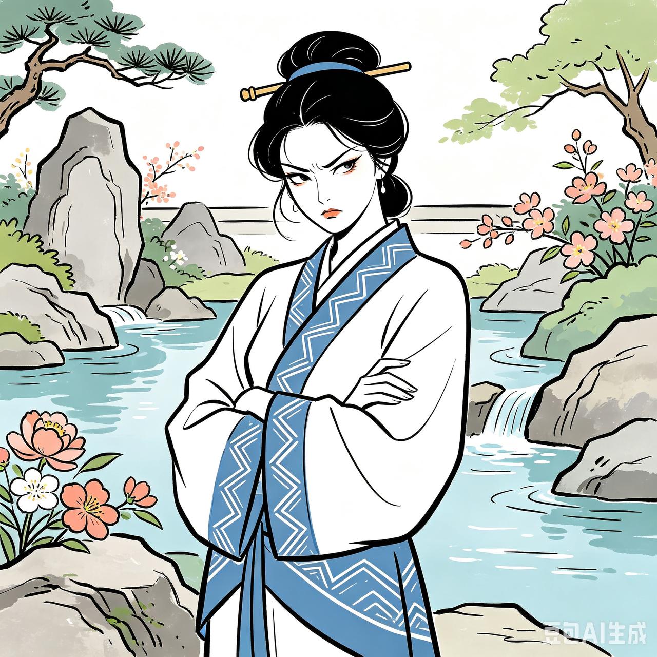 北宋时，潭州有一奇女子，名唤秀兰。她生性泼辣，行事果敢，敢爱敢恨，常做出些令人瞠