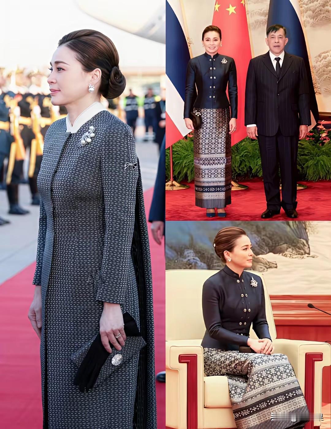 泰国王后真是美翻了，这次访华，让我们也真正的领略了她的美。端庄温婉，举止从容