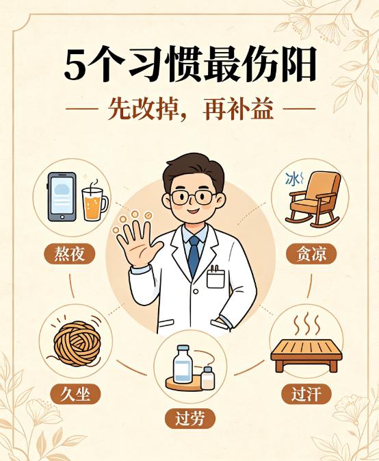 这5个日常习惯，正在偷偷消耗你的阳气！医生：第1个你天天在做很多人莫名疲惫、