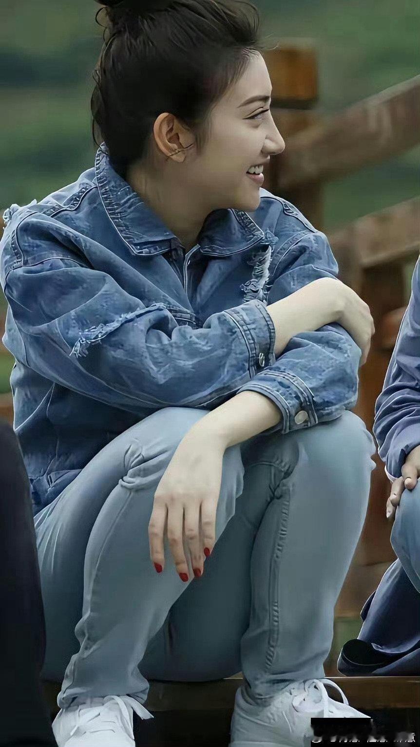 景甜年轻时照片，确实漂亮​​​