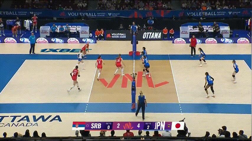 日本女排今年世联赛又开始打鸡血了！和田、石川、佐藤乃淑新的进攻三叉戟又形成了，日